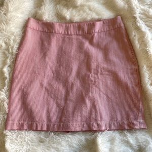 Women’s Talbots Red & White Stripe Skirt with shorts Size 6